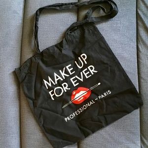 Black RARE Makeupforever Cloth Tote